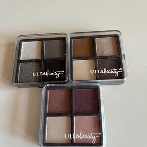 Ulta Eyeshadow Quads New Set of 3